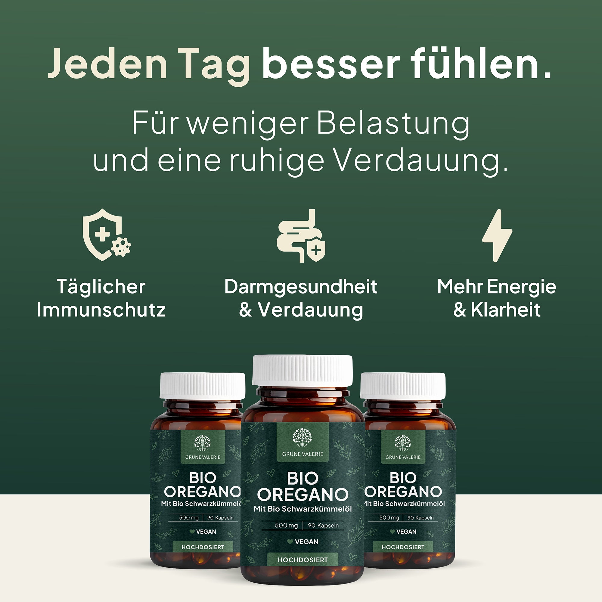 Bio Oregano Öl Kapseln (Vegan)