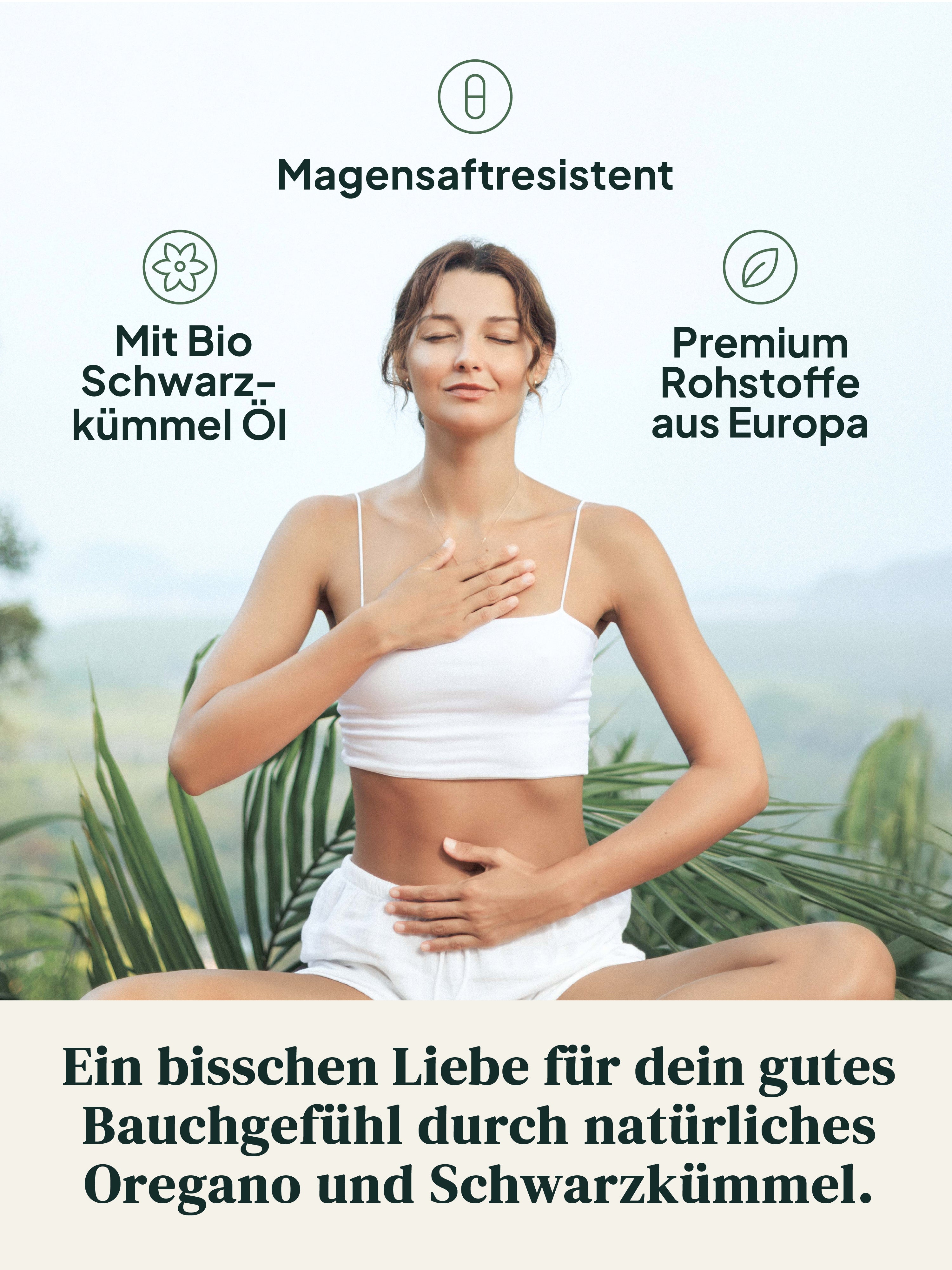 Bio Oregano Öl Kapseln (Vegan)