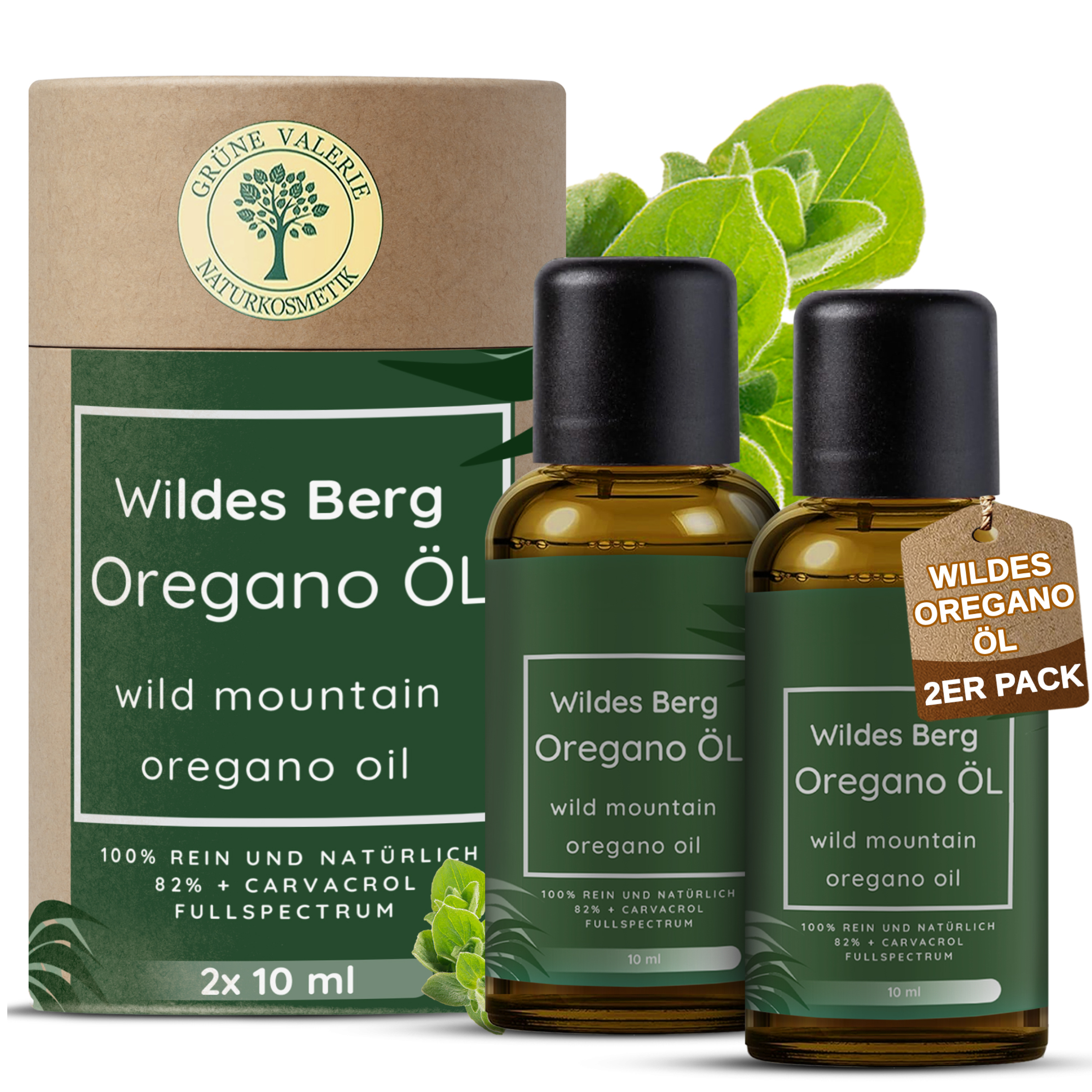 Wildes Berg Oregano Öl Set 2 x 10 ml