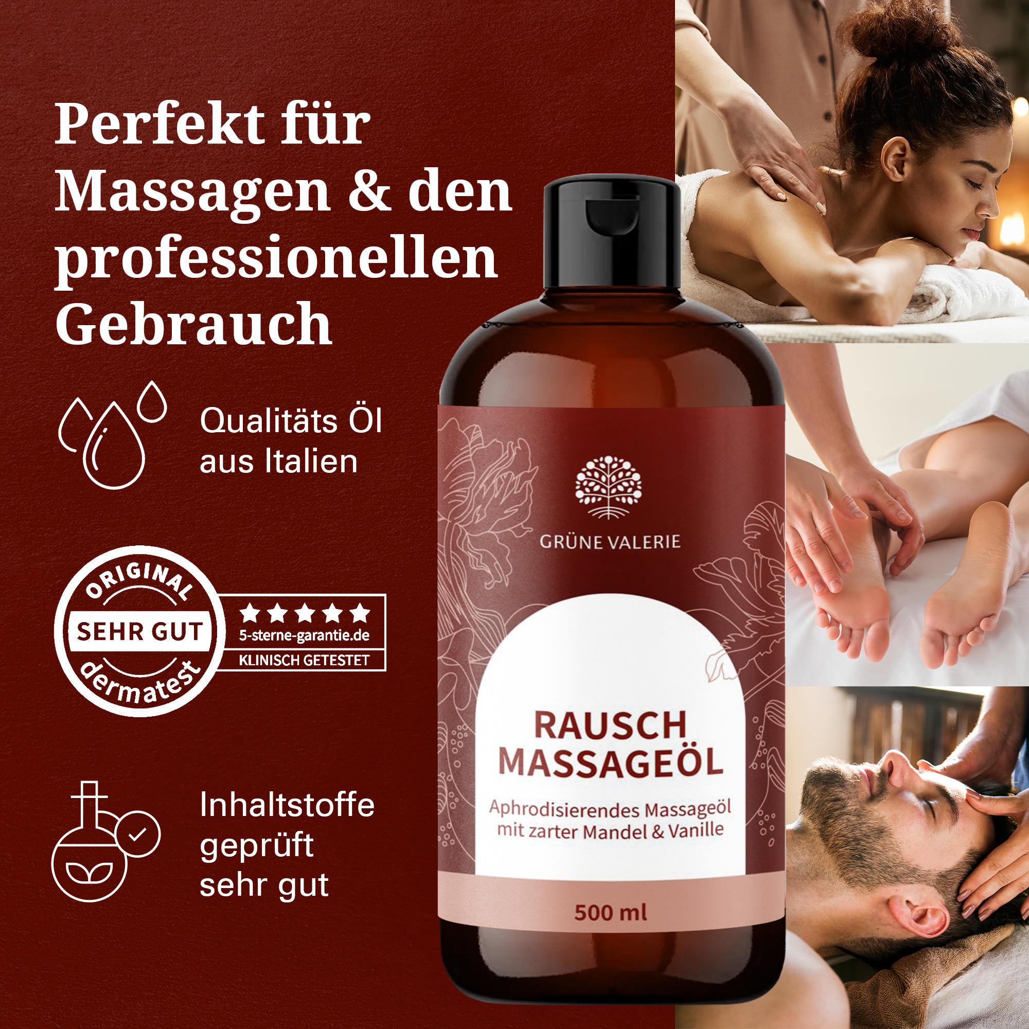 Massageöl Set Tantra + Rausch
