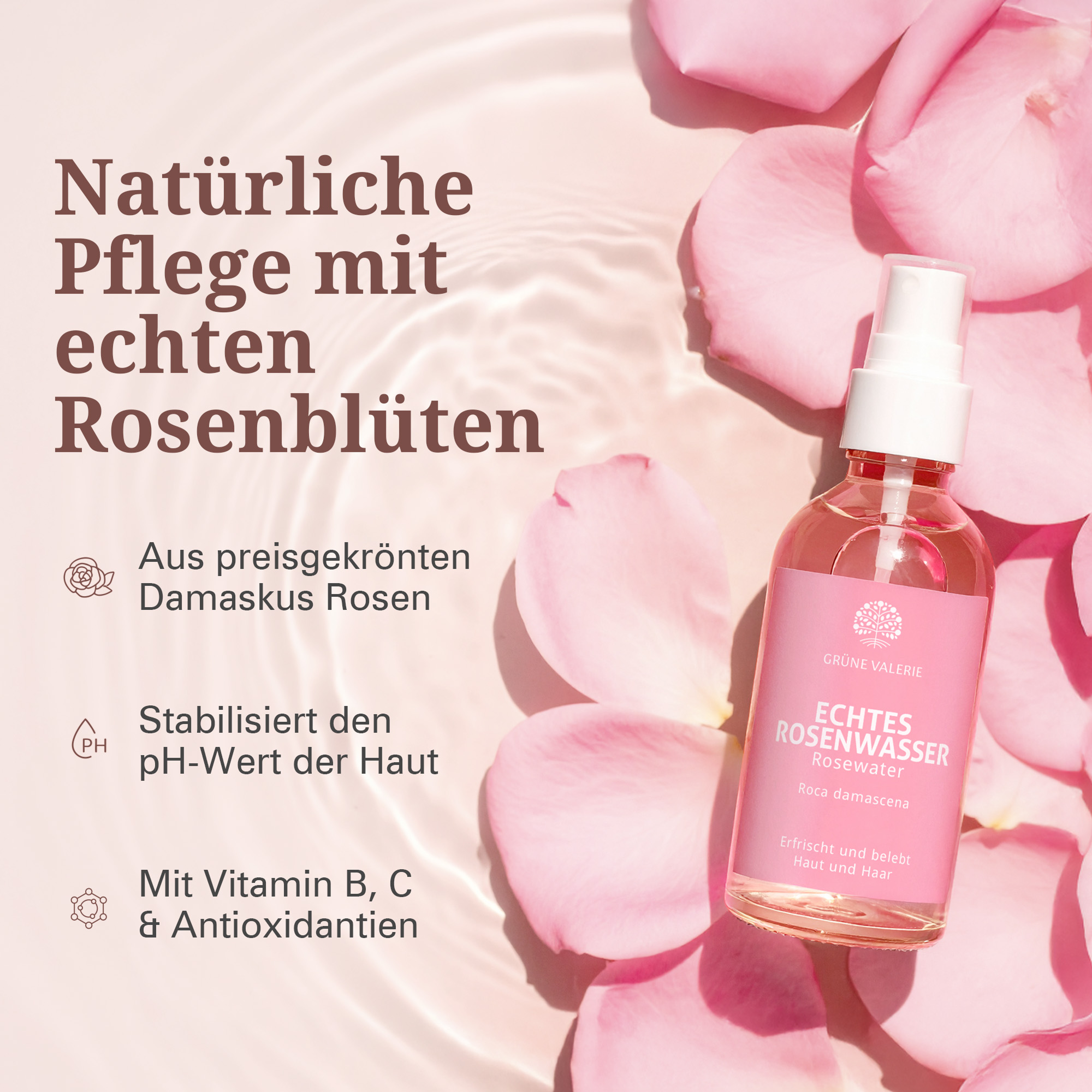 Rosenwasser Spray - XXL 300 ML