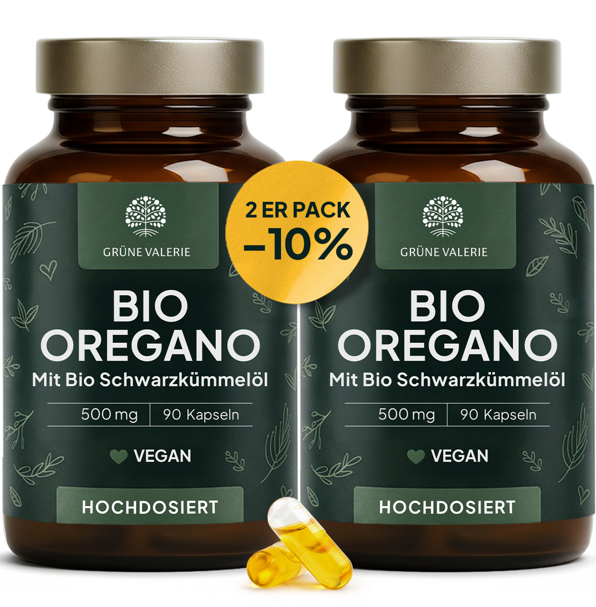 Bio Oregano Öl Kapseln (Vegan)