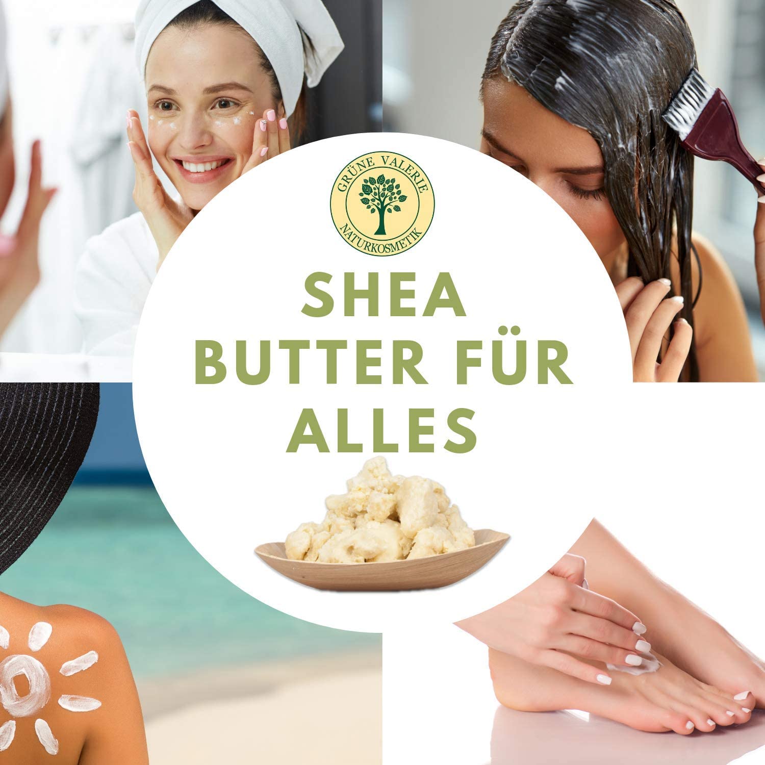 SheaButter - 250g unraffiniert - Ivory White Karite