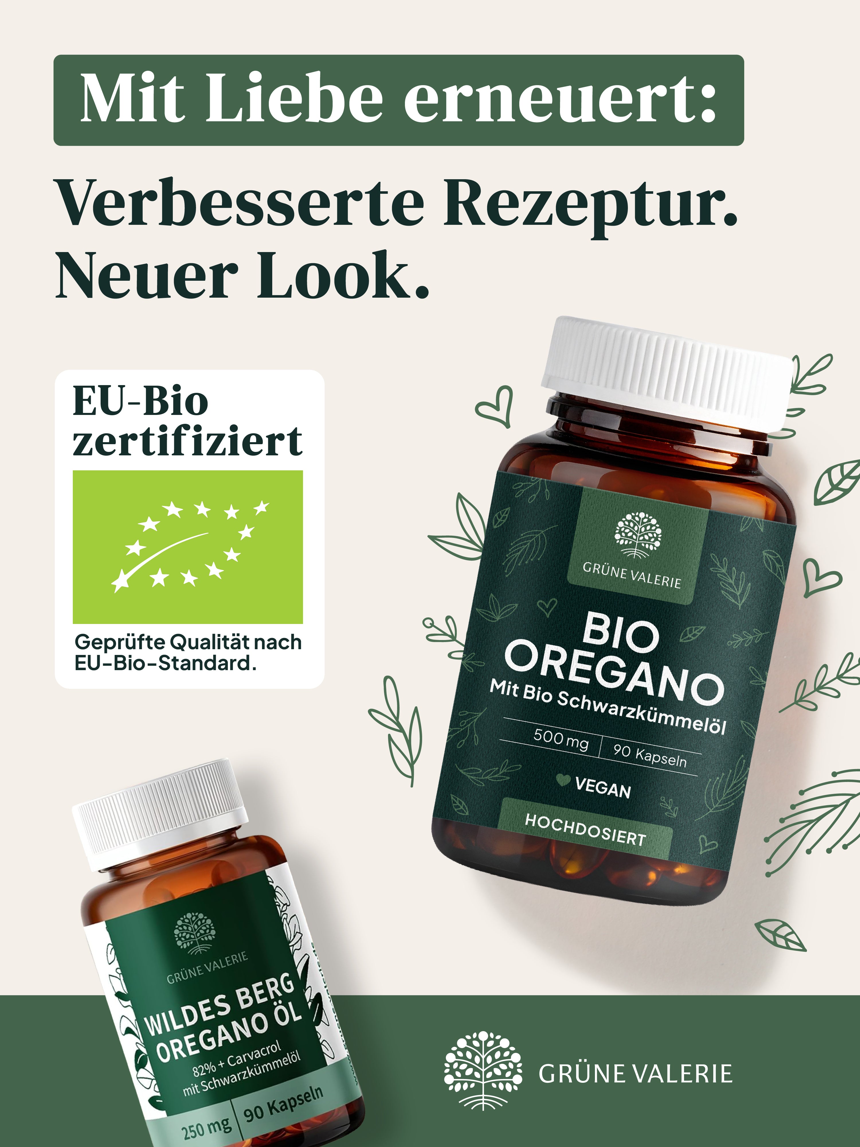 Bio Oregano Öl Kapseln (Vegan)