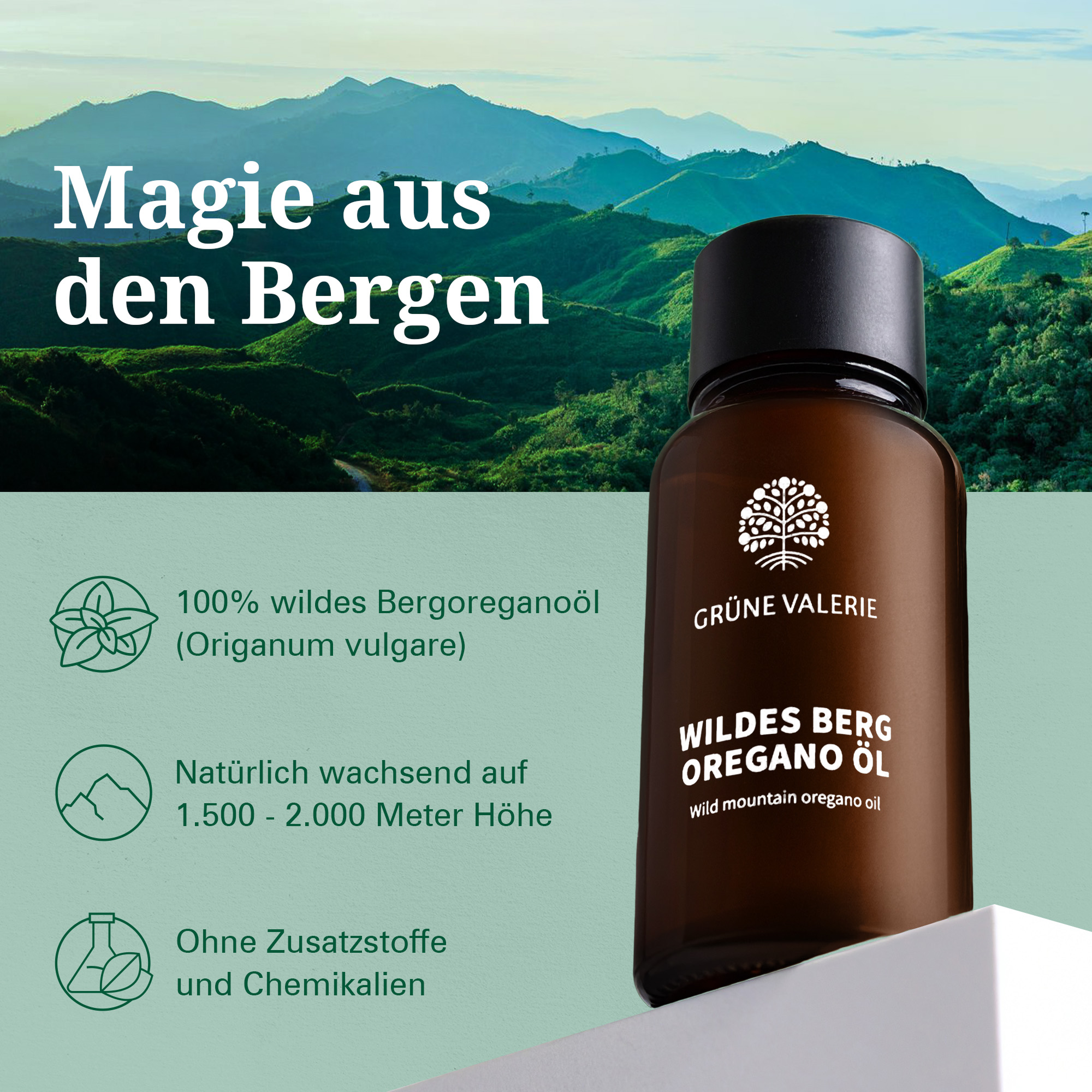 Wildes Berg Oregano Öl Set 2 x 10 ml