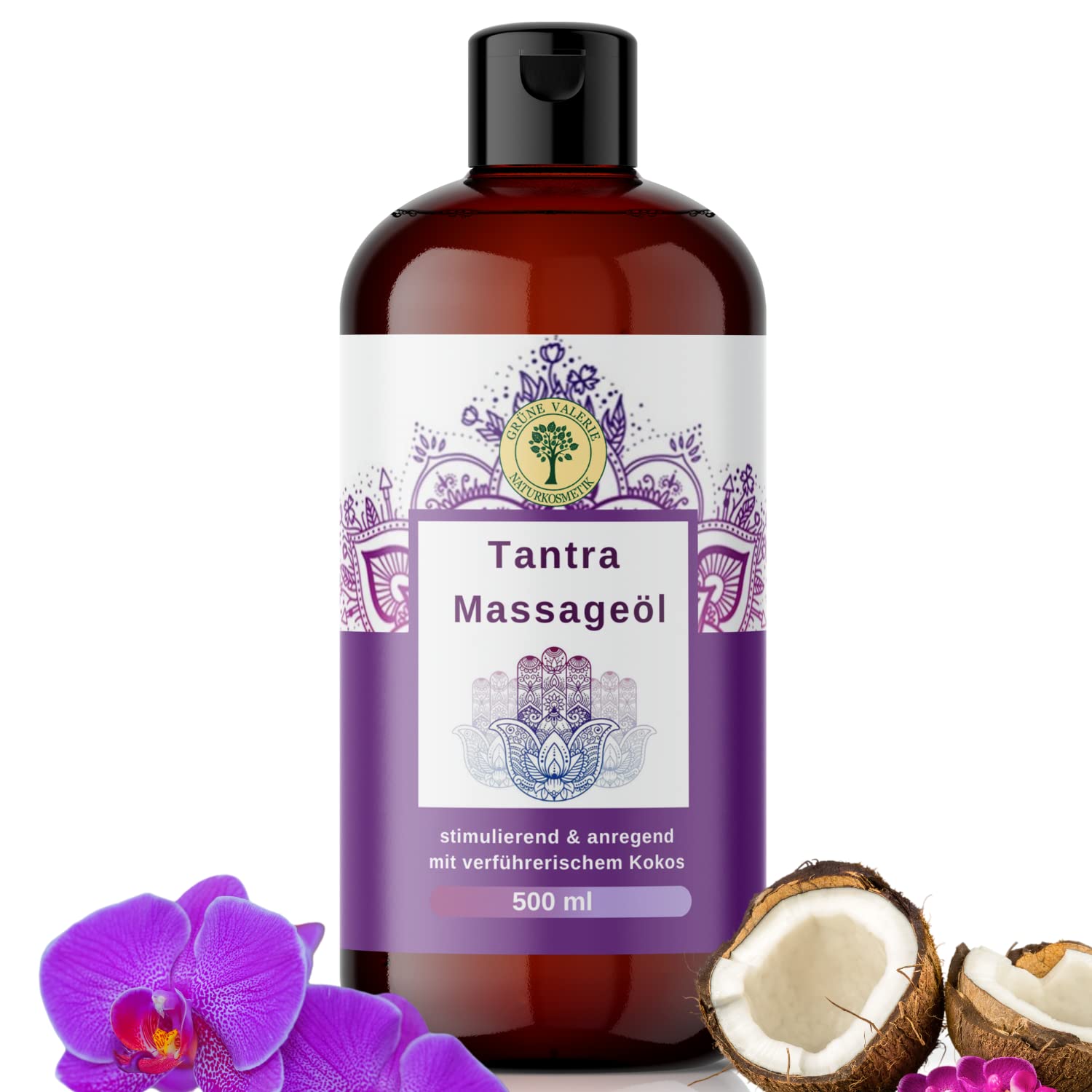 Tantra - Massageöl - mit sinnlichem Kokos XXL 500 ML