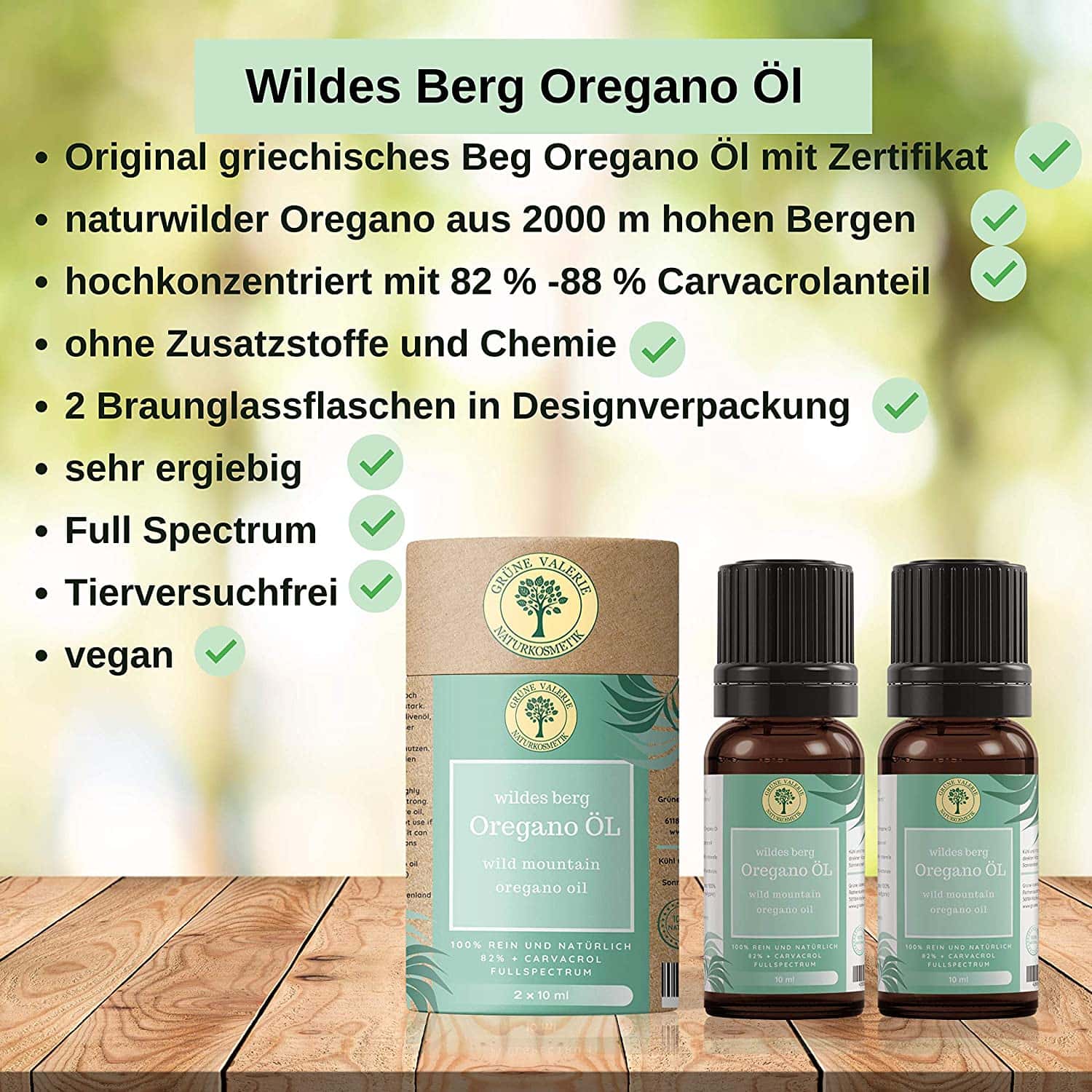 Wildes Berg Oregano Öl — Grüne Valerie